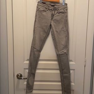 Club Monaco light grey wash jeans
